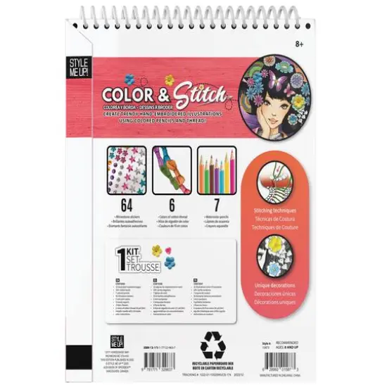 Style Me Up! Color & Stitch Art Kit {5}