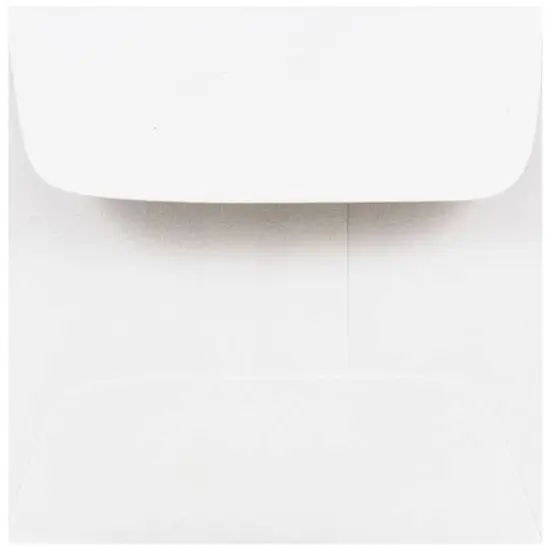 JAM Paper 2.375" x 2.375" White Square Envelopes {1}