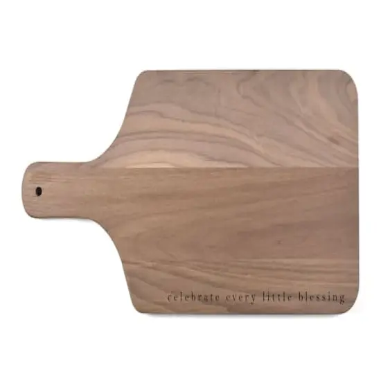 Celebrate Little Blessings 17" x 8" Walnut Paddle Cutting Board {1}