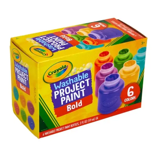 Crayola&reg; Bold Colors Washable Project Paint, 6ct. {3}