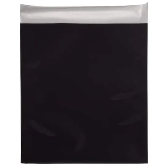 JAM Paper 6.25" x 7.875" Black Foil Open End Envelopes, 25ct. {4}