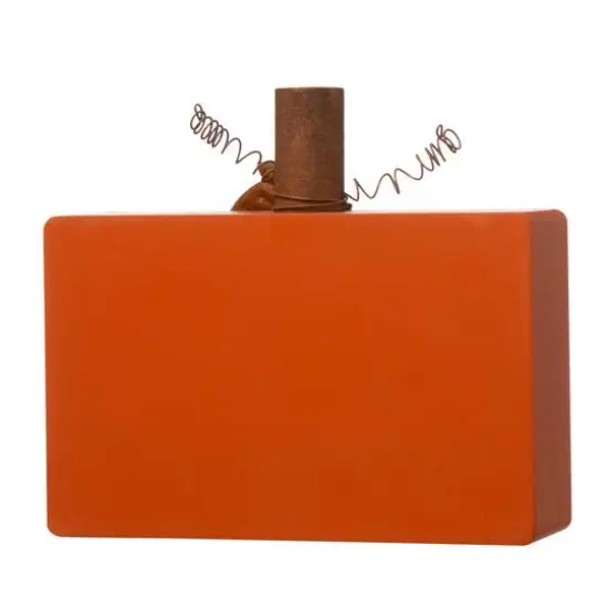 GlitzHome&reg; Fall Wooden Pumpkin Tabletop Sign Set {7}