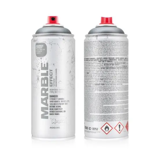 Montana&trade; Cans Marble Effect Spray Paint, 400mL Gray {1}