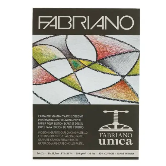 Fabriano&reg; Unica Paper Pad, 8.25'' x 11.75'' {1}