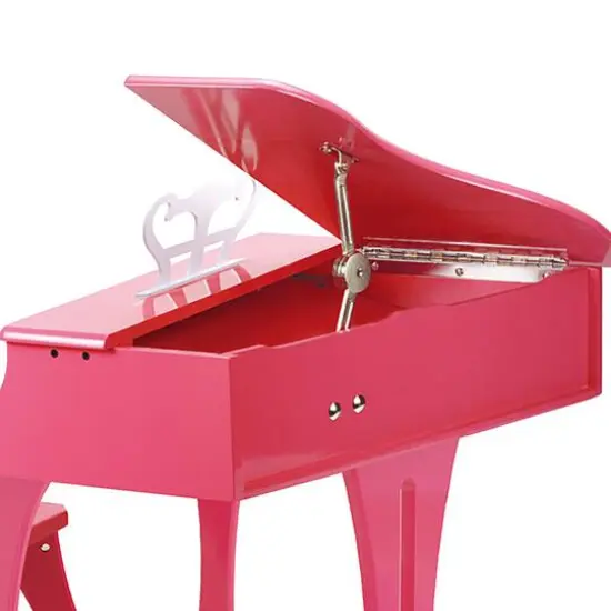 Hape Happy Grand Piano Pink Wooden Musical Instrument {6}
