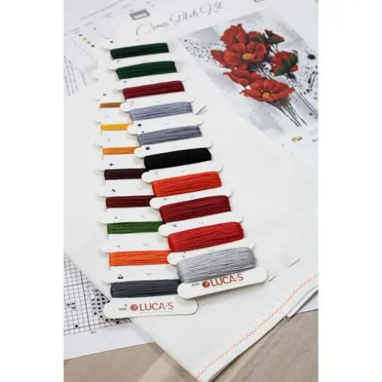 Luca-s The Poppies Counted Cross-Stitch Kit {7}