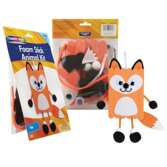 Creativity Street&reg; Animal Felt & Foam Craft Kit Set {5}