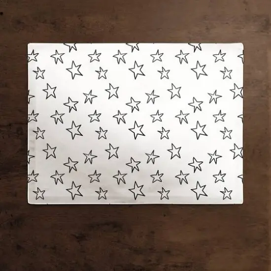 Simple Star Pattern Cotton Twill Placemat {3}
