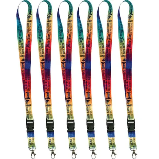 Teacher Created Resources Positive Saying Watercolor Lanyard, 6ct. {1}
