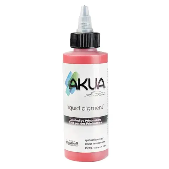 Speedball&reg; Akua&trade; Liquid Pigment, 4oz. Quinacridone Red {1}