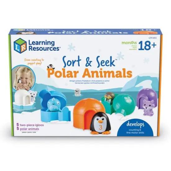 Learning Resources Sort & Seek Polar Animals {6}