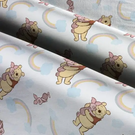 Disney&reg; Pooh & Piglet Rainbow Cotton Fabric {3}