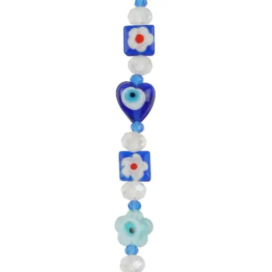 Blue Evil Eye Lampwork Glass Bead Mix by Bead Landing&trade; {1}