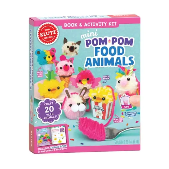 Mini Pom-Pom Food Animals {1}