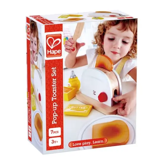 Hape Pop-Up Toaster Kitchen Playset {3}