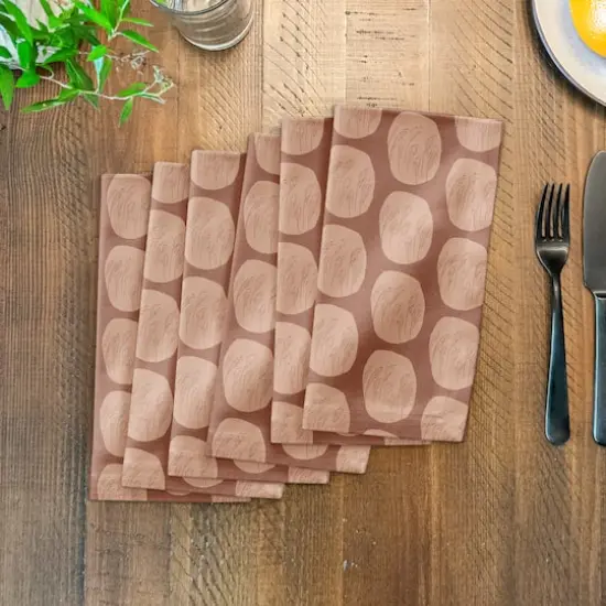 Bohemian Terracotta Cotton Twill Napkin {4}
