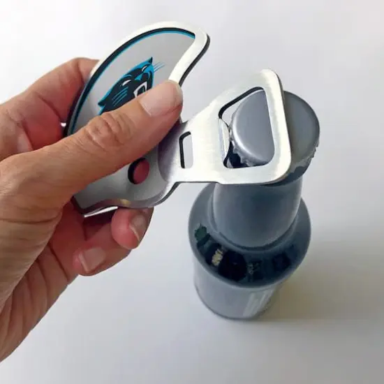 Football Season Opener Bottle Opener Carolina Panthers {4}