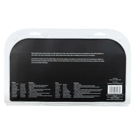 Primary Brush-On Fabric Paint Set by Make Market&reg; {5}