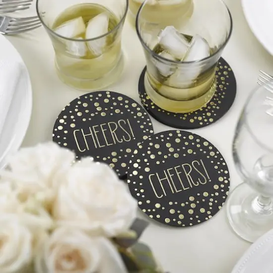 Hortense B. Hewitt Co.&trade; Polka Dot Coasters {3}