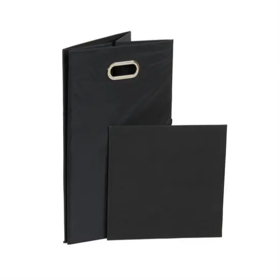 Household Essentials 23" Folding Laundry Hamper Black {7}