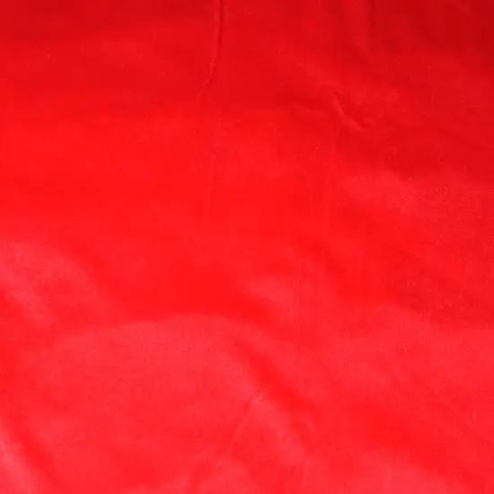 Feldman Solid Stretch Velvet Fabric Red {3}