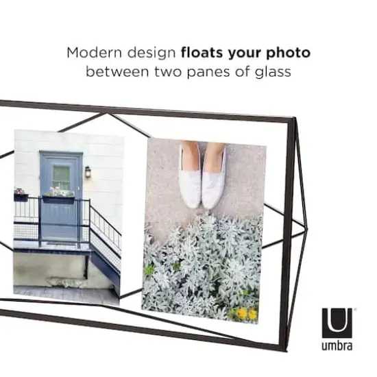 Umbra Black Prisma 3 Opening Picture Frame {4}