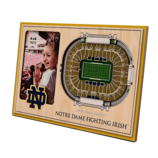 College Football 3D StadiumViews Picture Frame Notre Dame Fighting Irish {1}