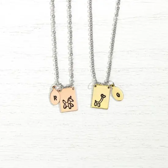 ImpressArt&reg; 9.5mm Balloon Animals Metal Stamps Pack {5}