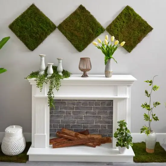 22" Yellow-Red Dutch Tulip Arrangement in Gold Trim Stoneware Vase {5}