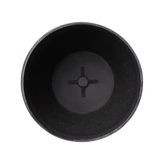 Glitzhome® 17" Eco-Friendly Oversized Faux Ceramic Tall Bowl Planters, 2ct. Black {8}