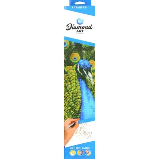 Diamond Art Advanced Peacock Kit {3}