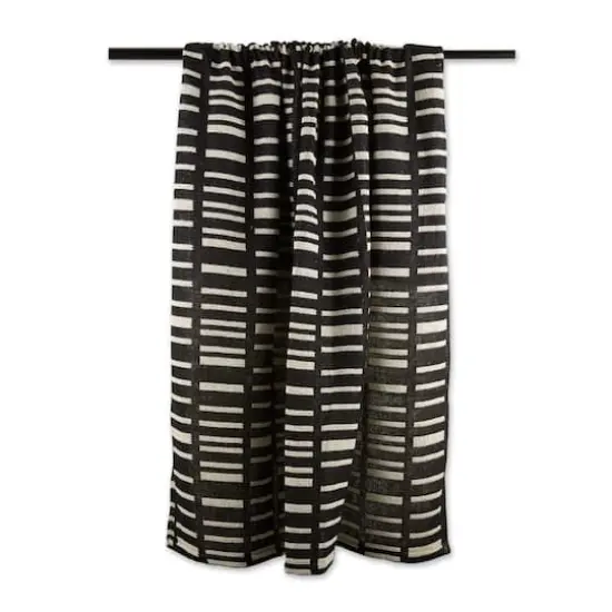 DII&reg; Black Urban Jacquard Throw {4}