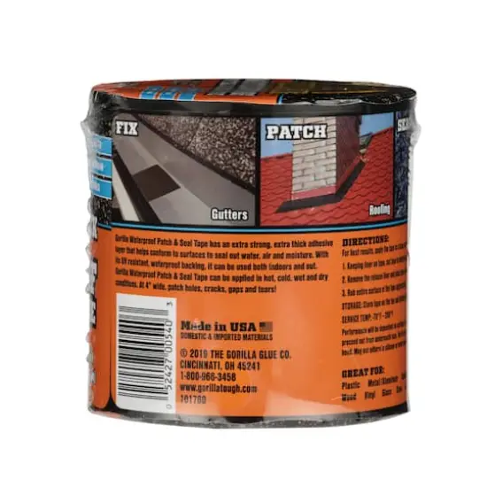 Gorilla&reg; Waterproof Patch & Seal Tape Black {5}