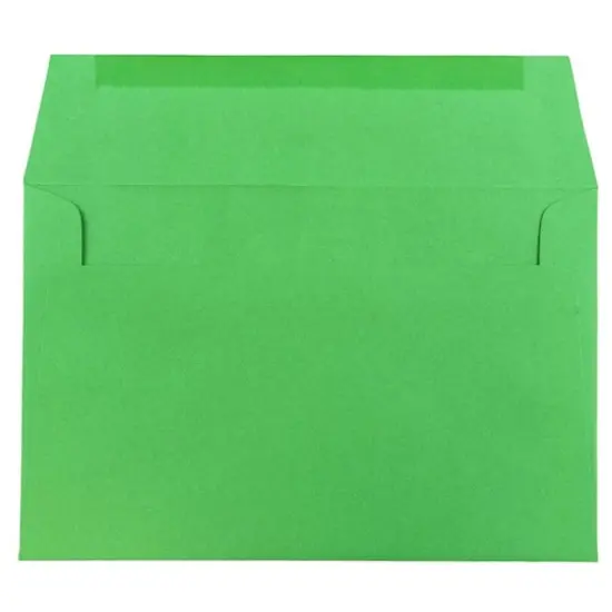 JAM Paper 6"x 9" Brite Hue Christmas Green Colored Invitation Envelopes, 50ct. {3}