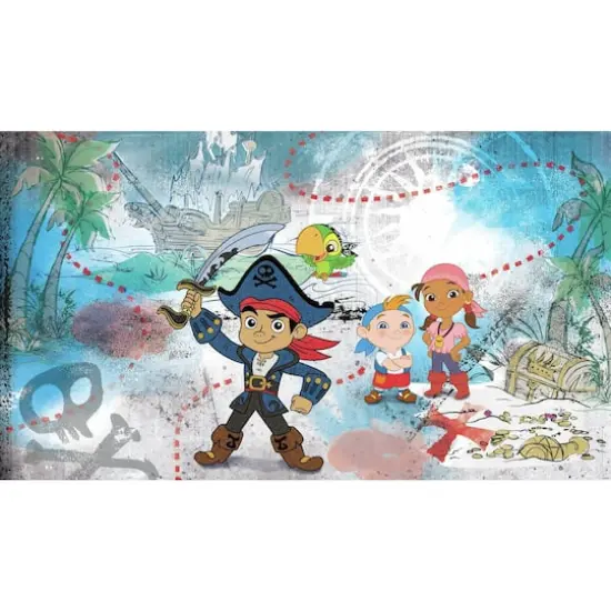 RoomMates Captain Jake Never Land Pirates XL Prepasted Mural {1}