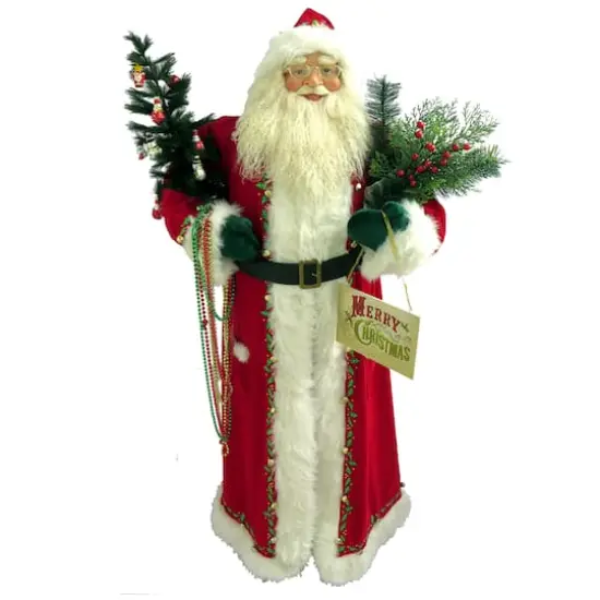Santa's Workshop 5ft. Merry Christmas Santa Claus Figure {1}