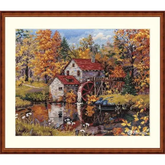 Merejka Watermill Counted Cross Stitch Kit {1}