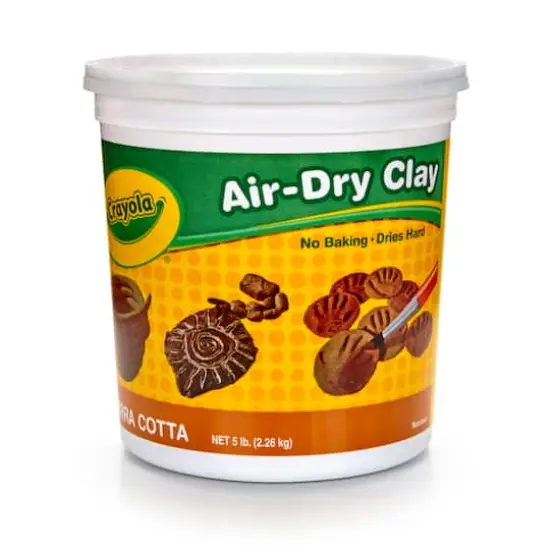 Crayola&reg; 5lbs. Terra Cotta Air-Dry Clay Tub, 2ct. {3}