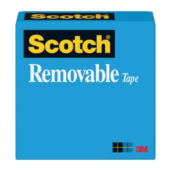 3M Scotch&reg; Removable Tape, 3/4" x 72yd. {1}
