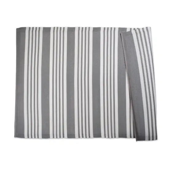 DII&reg; Gray Multi Stripe Outdoor Rug, 4ft x 6ft. {4}