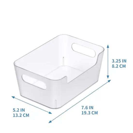 Small Clear Open Storage Bin by Simply Tidy&reg; {4}