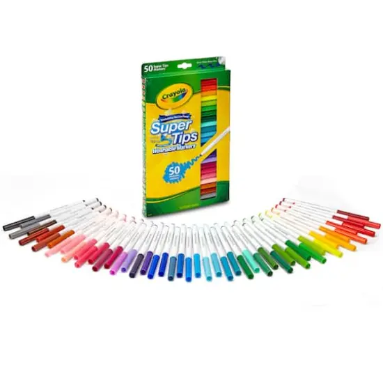 Crayola&reg; Super Tips with Silly Scents Washable Markers, 2 Packs of 50 {3}