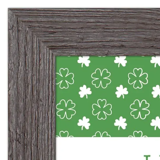 Lets Get Shamrocked Framed Print 2 11" x 14" Western Gray Framed Print {4}