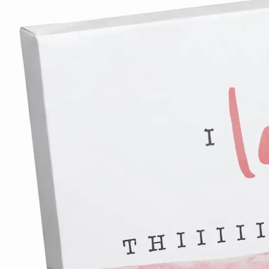 Love You This Much Canvas Wall Art {4}