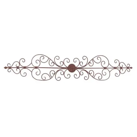 44" Brown Metal Rustic Wall D&eacute;cor {3}