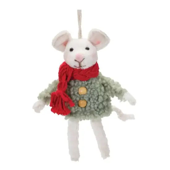 Winter Mouse Ornament Set {5}