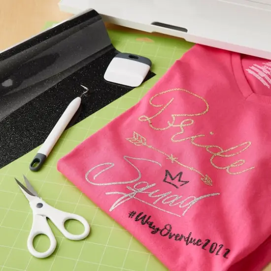 Siser&reg; Glitter Heat Transfer Vinyl, 36" Galaxy Black {3}