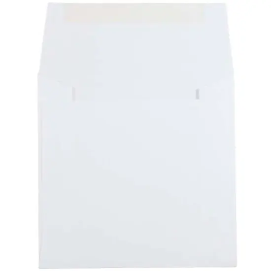 JAM Paper 5.5" x 5.5" White Square Invitation Envelopes {3}