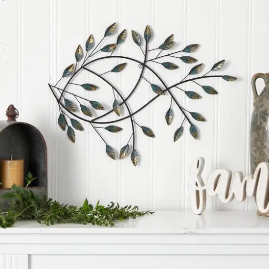 Scattered Leaves & Vine Wall D&eacute;cor {3}