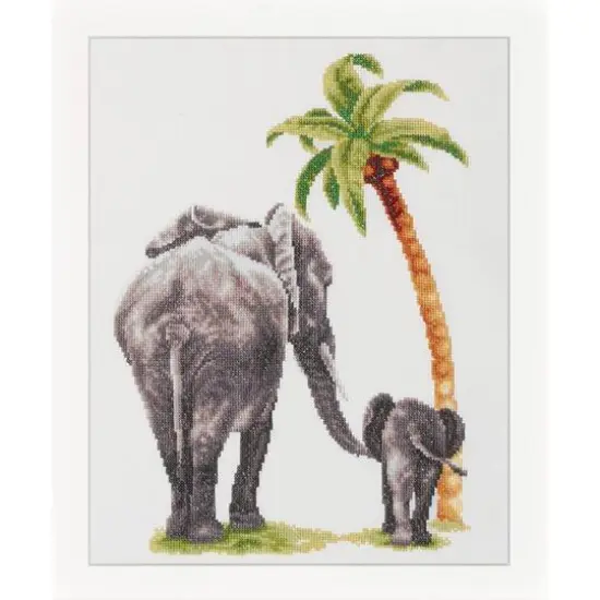 Thea Gouverneur Safari Elephant Cross Stitch Kit {1}